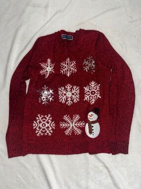 Karen Scott Snowflake Sweater